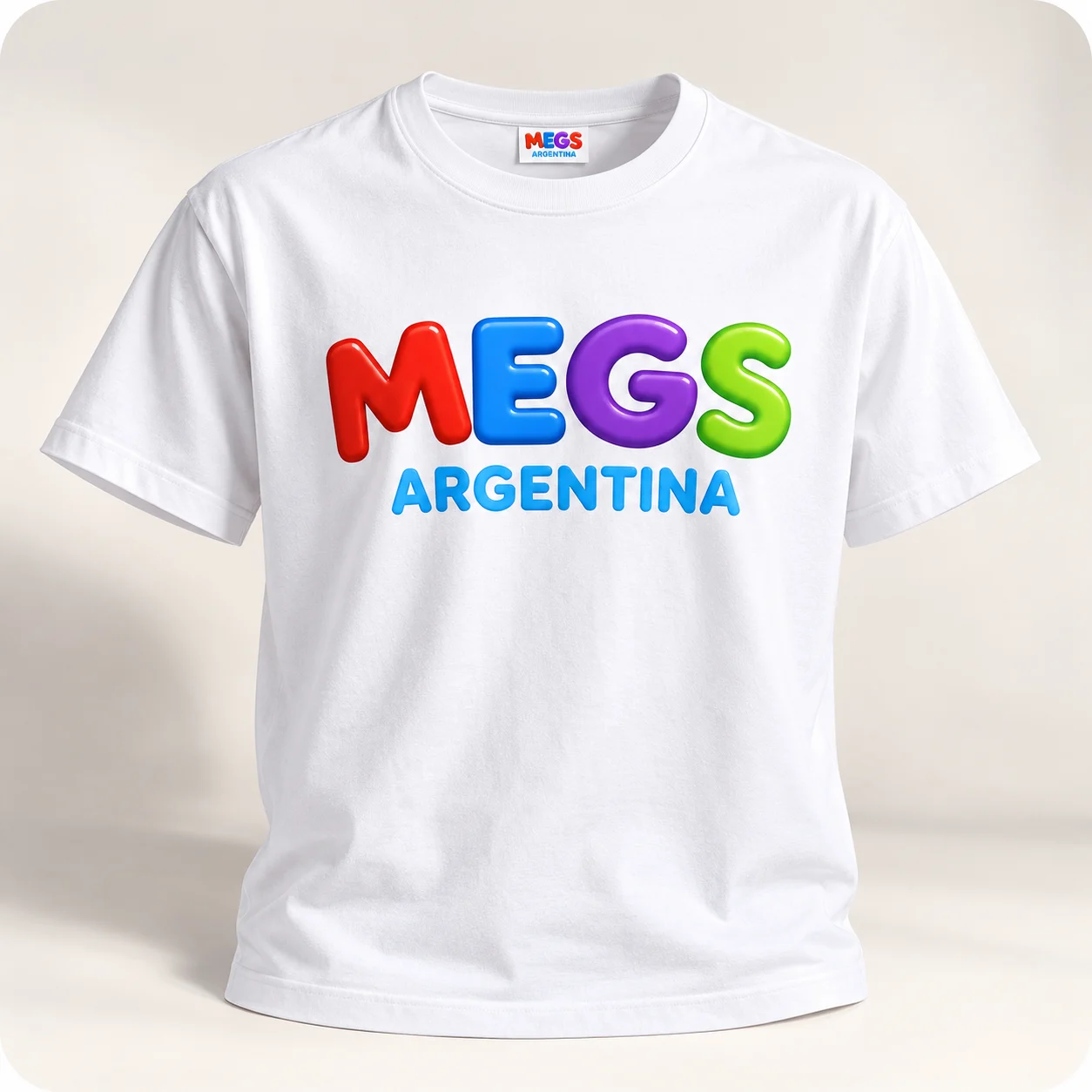 Remera Megs Argentina Blanco (foto 1 de 5)