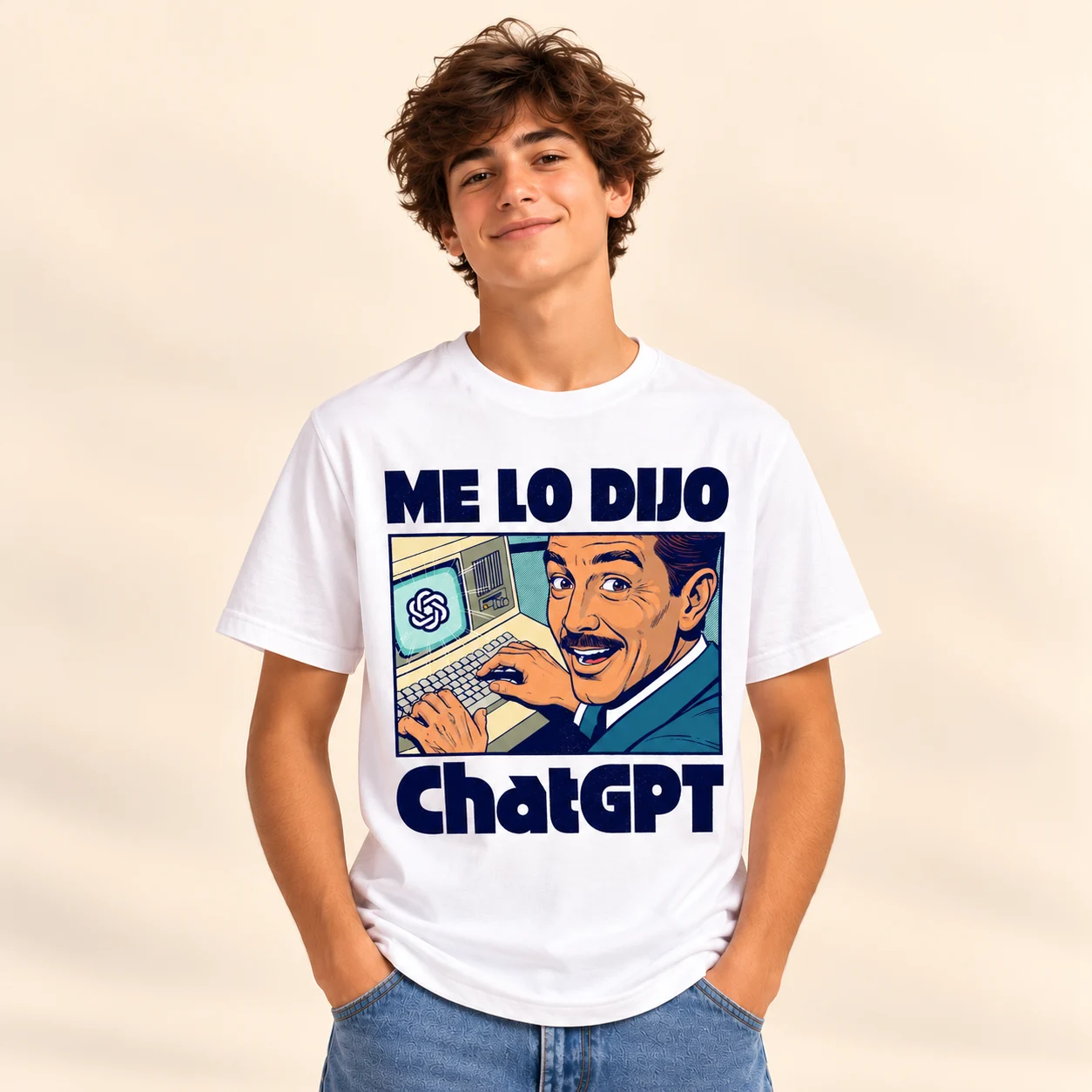 Remera “Me lo dijo ChatGPT” Blanco