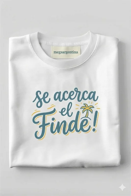 Remera “Se acerca el finde”